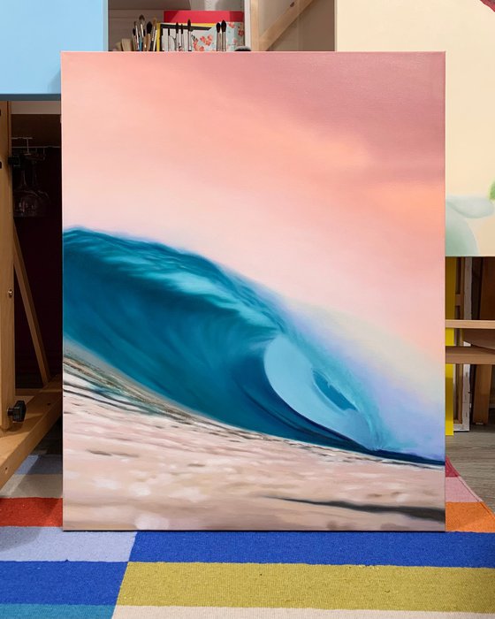 Powerful. Wave painting