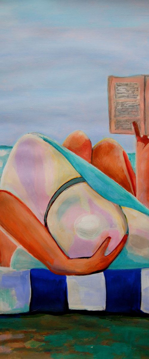 Relaxation / 72 x 50,7 cm by Alexandra Djokic