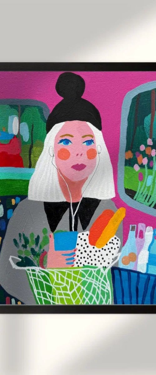 Pink Commute by Sasha Robinson