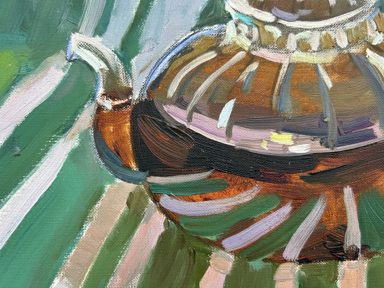 glass teapot