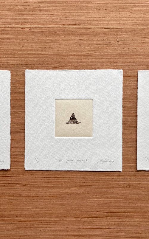 “ UN PETIT PAYSAGE ” #18 , #34 , #50 by Rung Tsu Chang