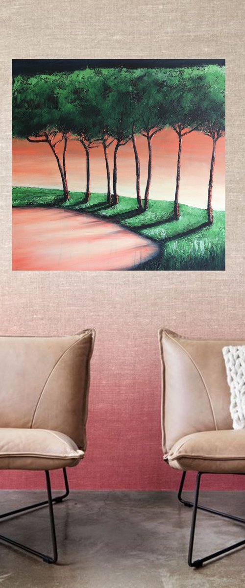 Sunrise in Florence - Fields and Colors Series by Danijela Dan