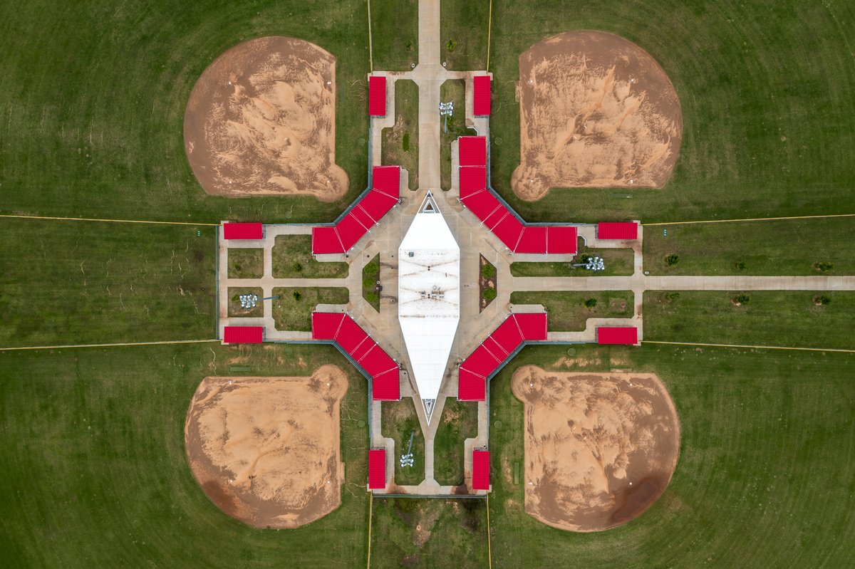 Softball/Baseball Fields, USA Photograph by Barbara and Maciej