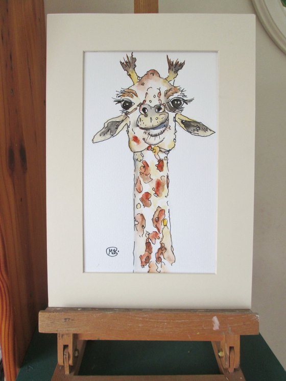 Funky Giraffe portrait