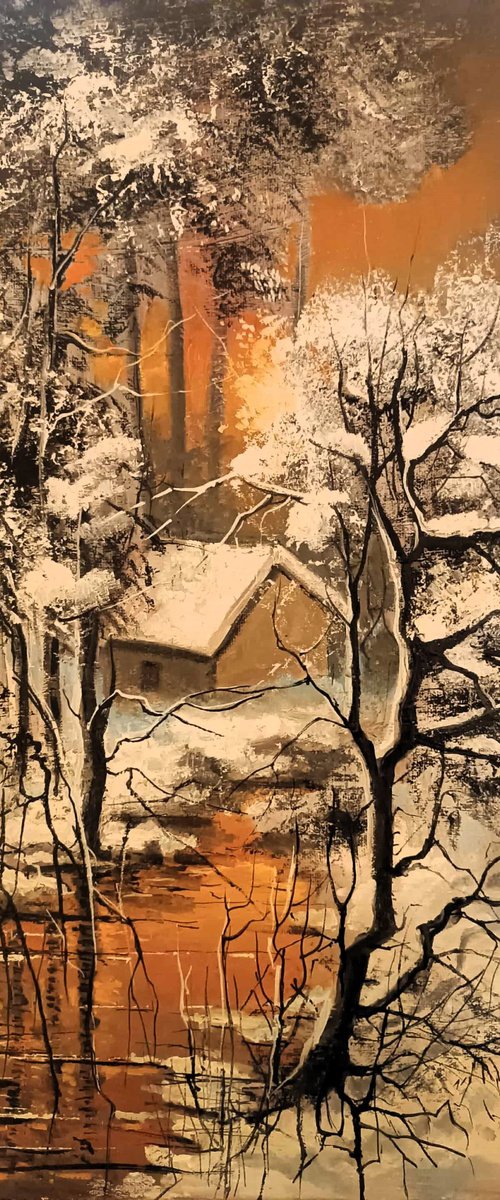 Winter Sunset by Reneta Isin