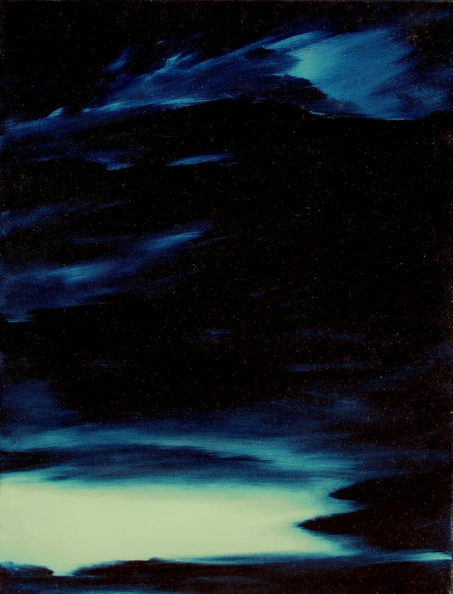 Sky At Dusk By Fabienne Monestier, 20 X 26, Artwork For Sale On Artfinder
