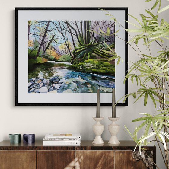 Mossy Banks And Cool Waters