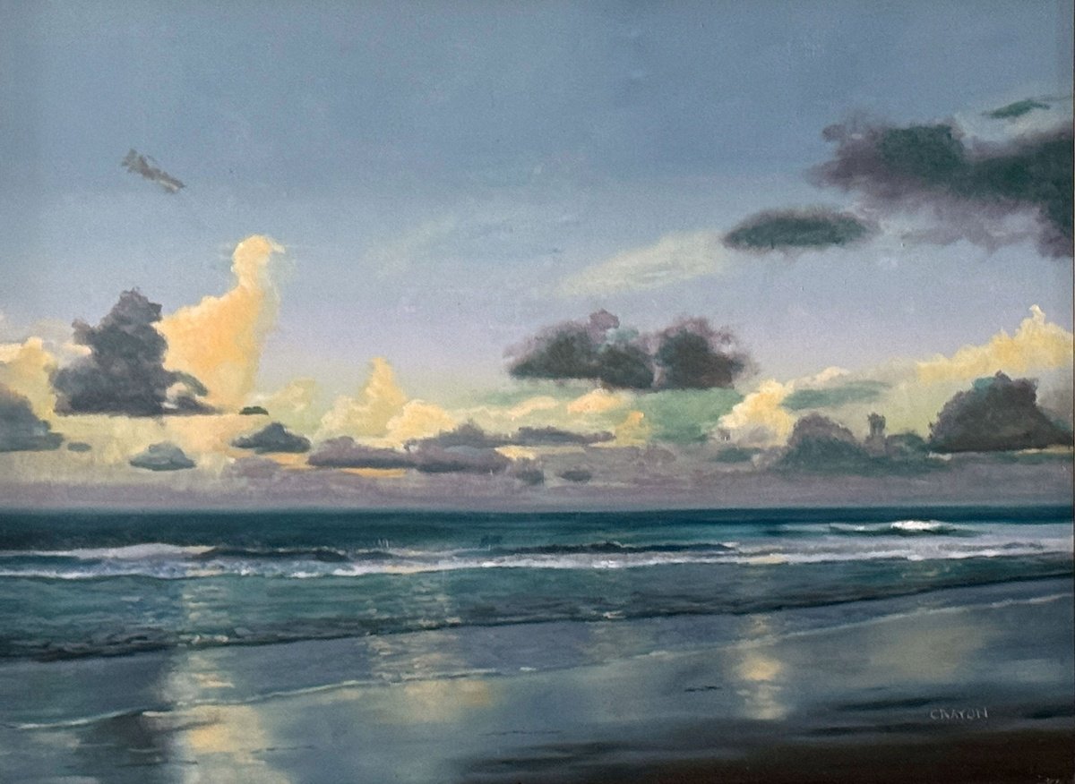 When The Day Lets Go By Dennis Crayon, 27 X 21, Artwork For Sale On Artfinder