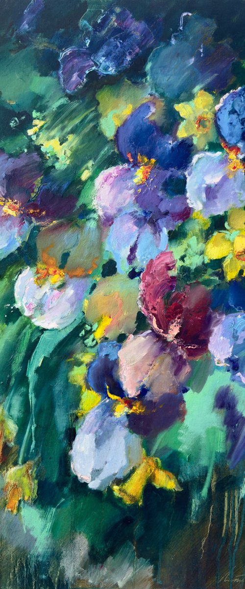 The Dance of Colors. Abstract by Olha Laptieva