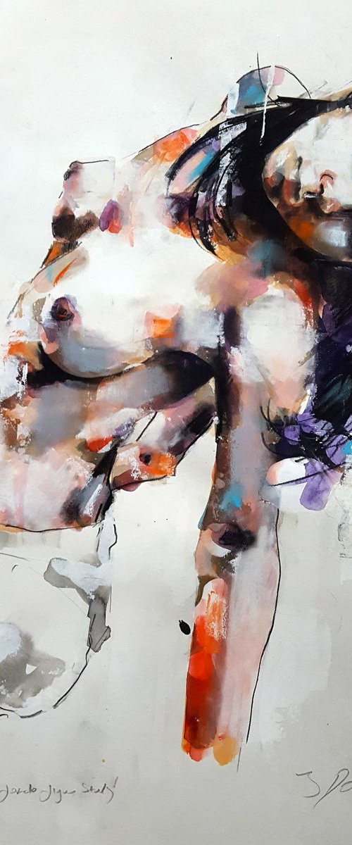 2-14-19 female figure study by Thomas Donaldson