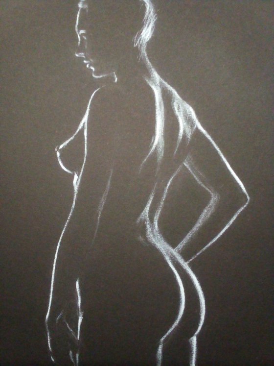 Nude noir #250 (21X29)cm