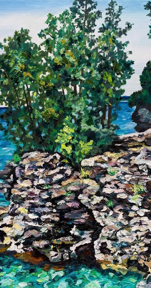 Cave Point Park V by Christina M Plichta