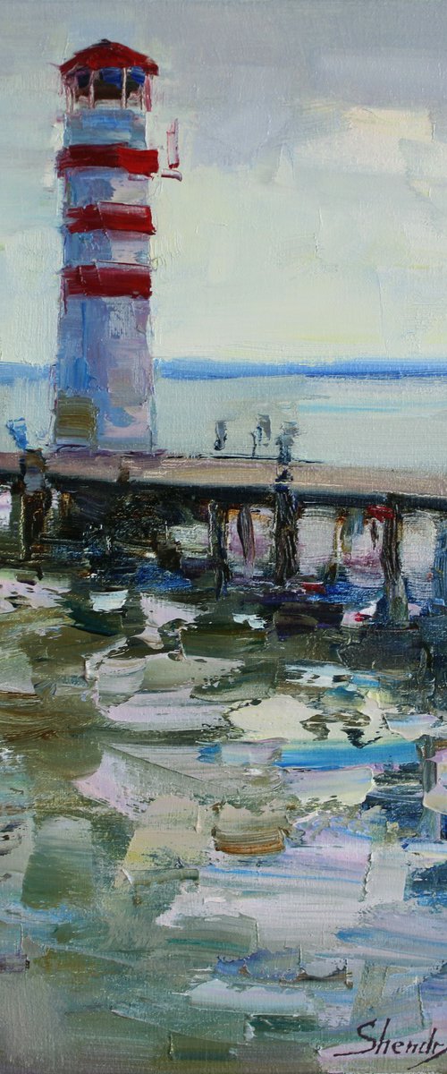 Lake Neusiedl. Lighthouse by Tetiana Shendryk