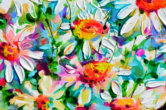 Starry Stillness- White Daisies Mums