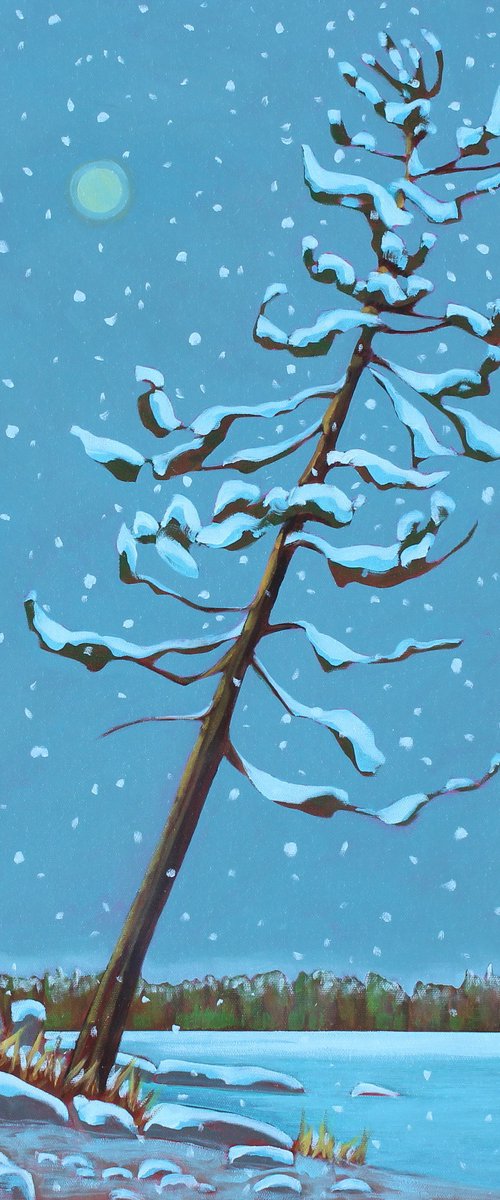 Falling Snow by Sage Mountain Studio