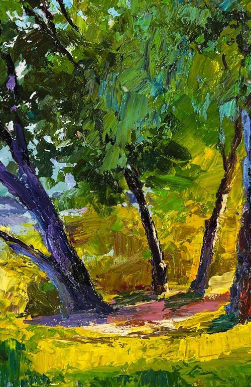 Summer Forest Glade by Boris Serdyuk