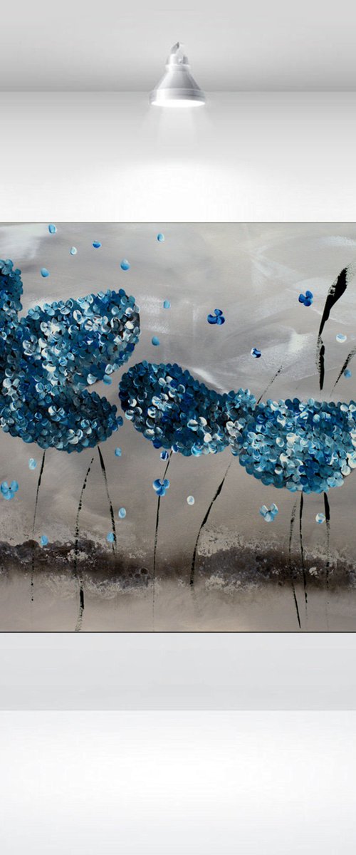 Blue Hydrangea by Edelgard Schroer