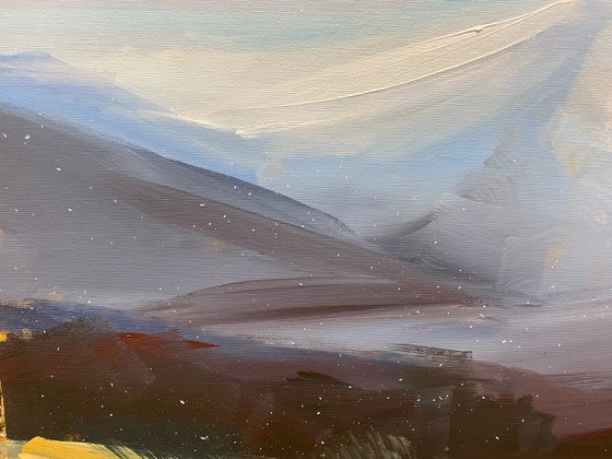 Day of Spring in the Mountains