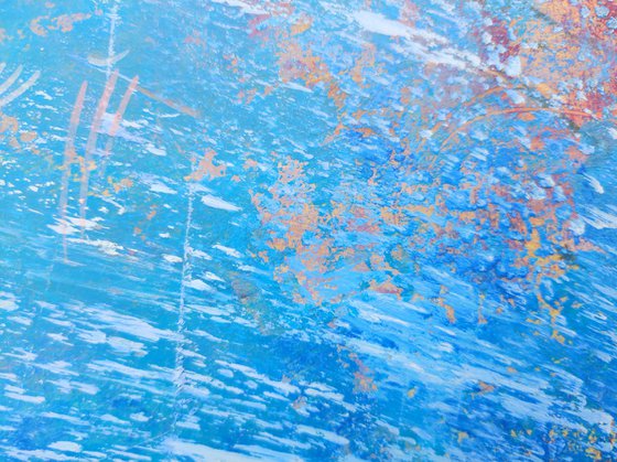 Landscape with splashes