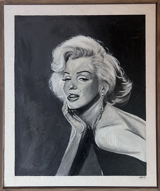 Marilyn Textured Painting