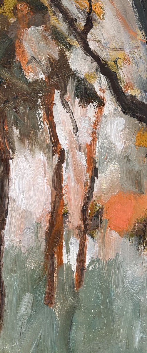 Autumn Trees by Joanna Farrow