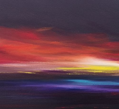 Seascape - Light in the Darkness 1 by Mel Graham