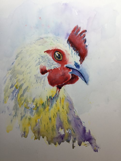 The Rooster by Sabrina’s Art