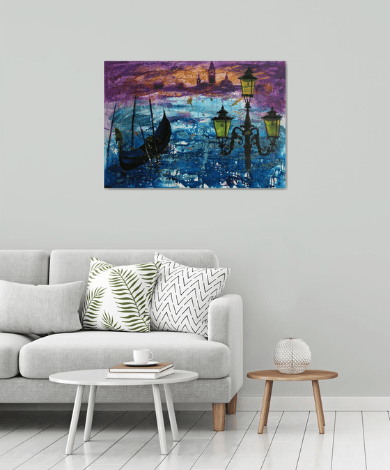 In a dream and in reality... Venice I /  ORIGINAL PAINTING