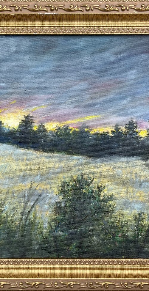 HAYFIELD SUNRISE by Kathleen McDermott