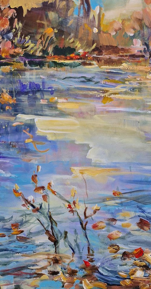 At the pond V by Irina Laube