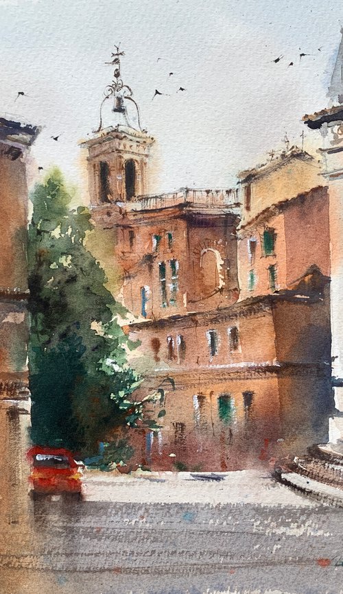 Fabriano street, Italy by Eugenia Gorbacheva