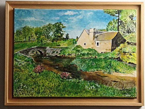 Little house and a River