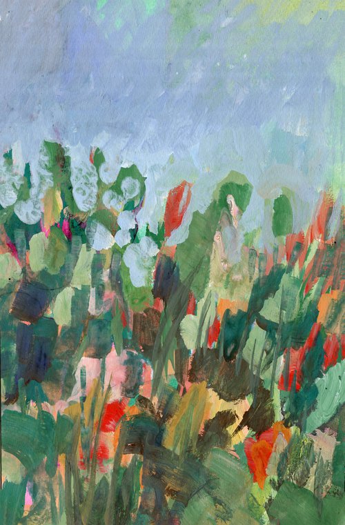 Summer Garden Flowers 4 by Elizabeth Anne Fox