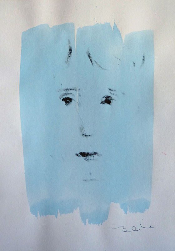 Portrait 18C36, ink on paper 41x29 cm