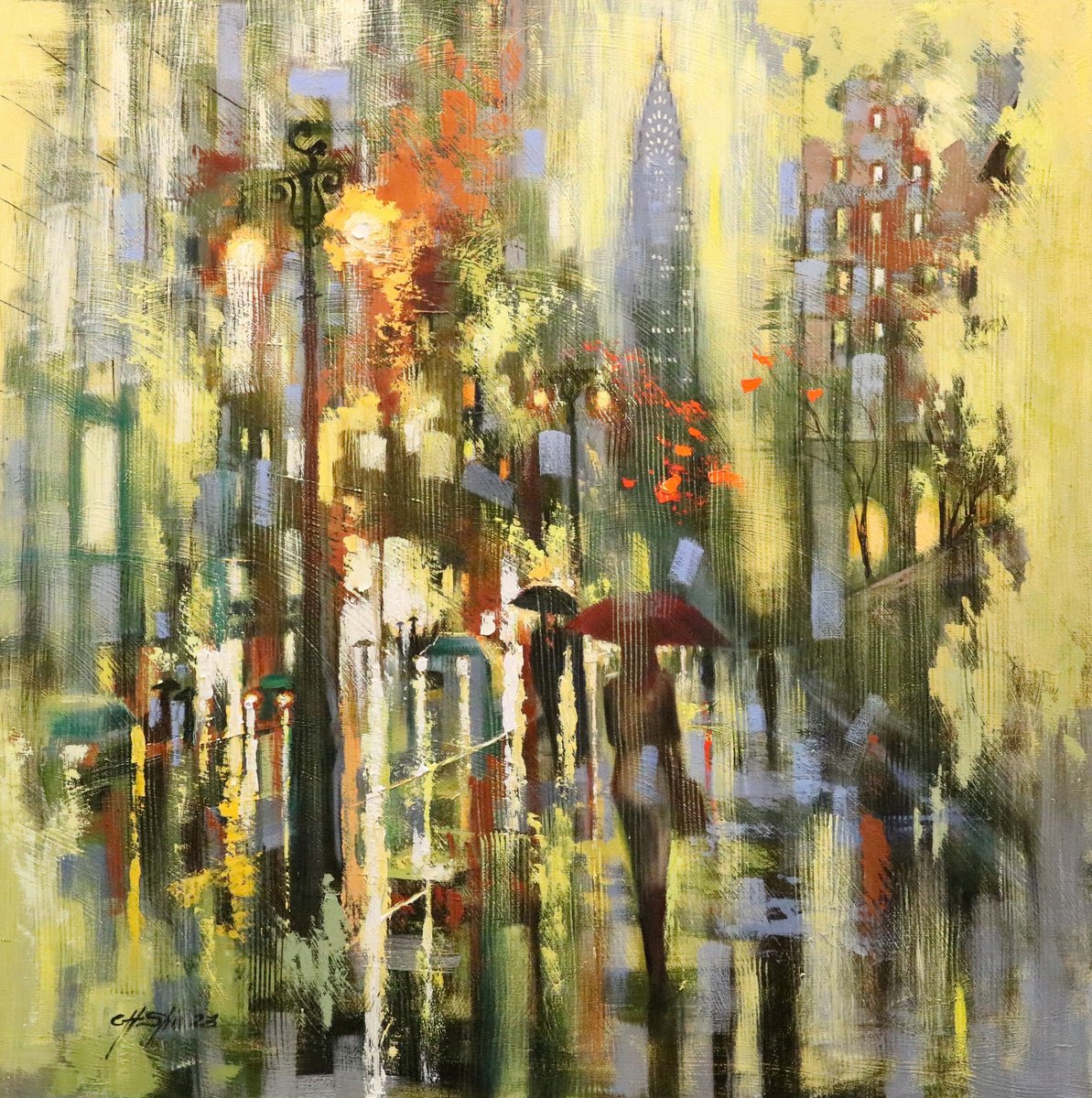 April Rain by Chin H Shin