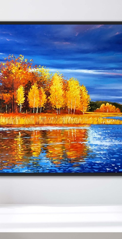 Golden autumn 70-100cm by Volodymyr Smoliak