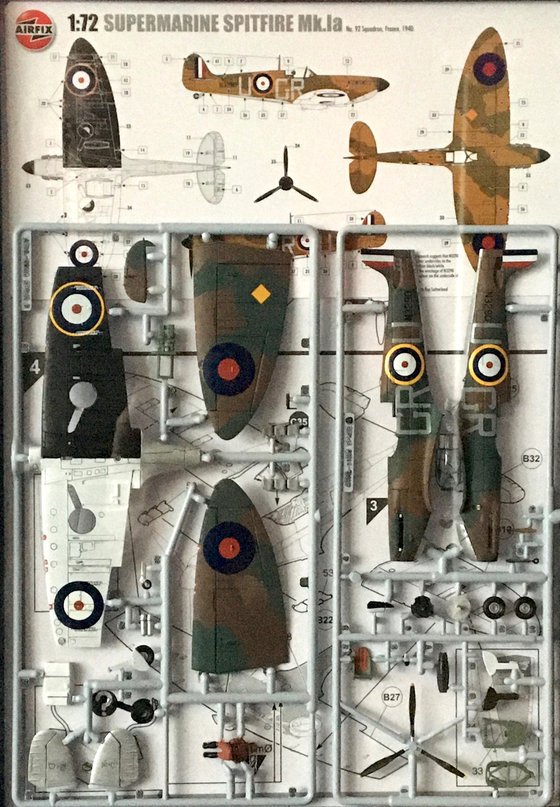 Model Collage: Spitfire Mk 1