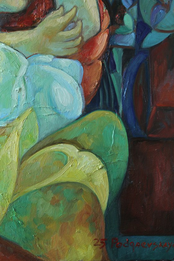 Blue flower