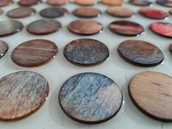 Warm sunshine (n.722) - Dot Art series