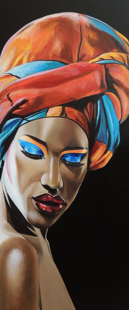African woman by Kakajan Charyyev