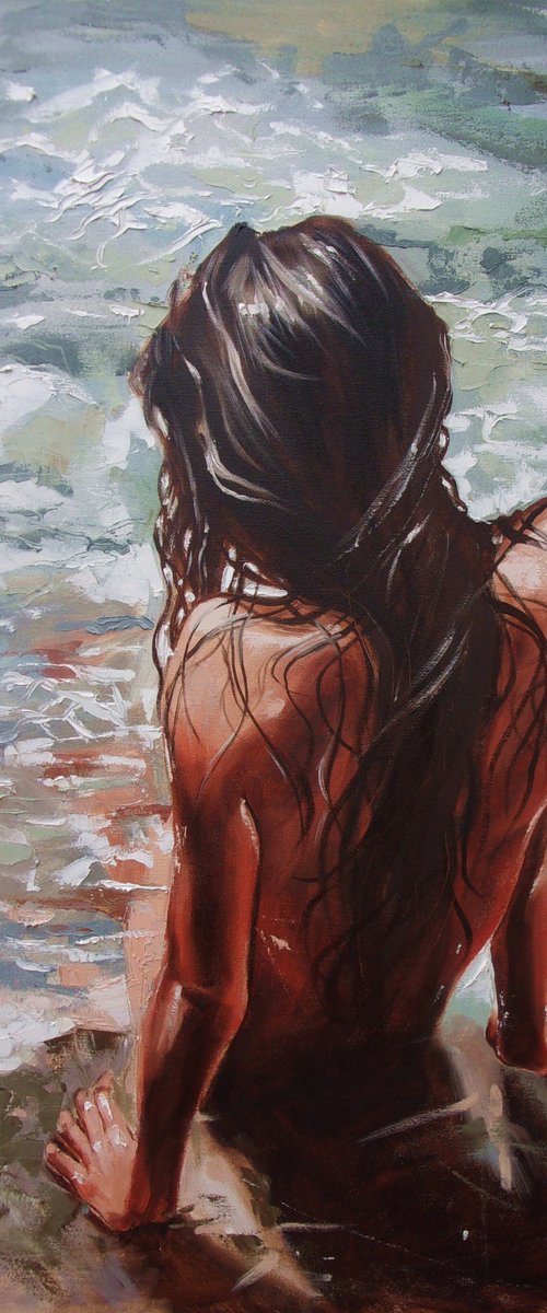 " ALONE WITH THOUGHTS " by Monika Luniak