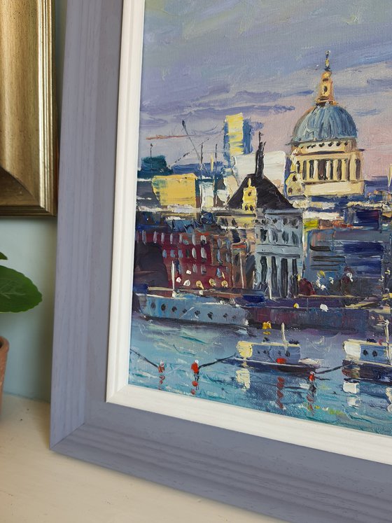 View of London with St Paul