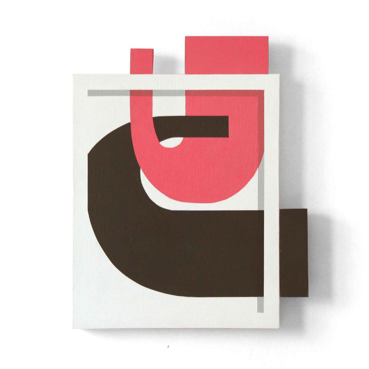 Geometric Abstract Acrylic Painting By Martin Singer, 12 X 15", 2Frn-22, Original Artwork