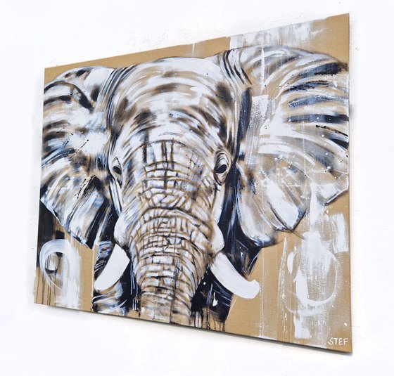 ELEPHANT #28 - Wildlife Art