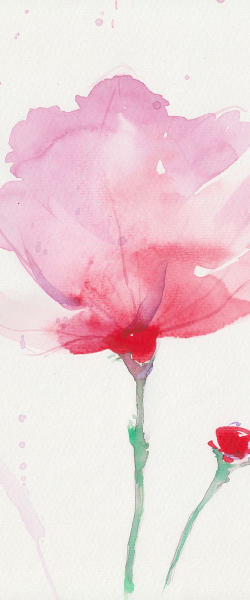 Pink flower by Veselina Marinova