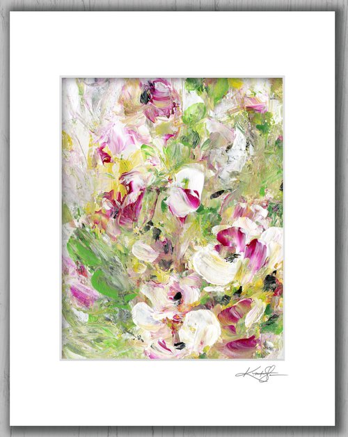 Floral Fall 24 - Floral Abstract Painting by Kathy Morton Stanion by Kathy Morton Stanion