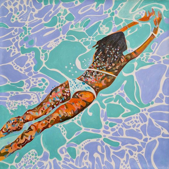 Underwater Pastel Green