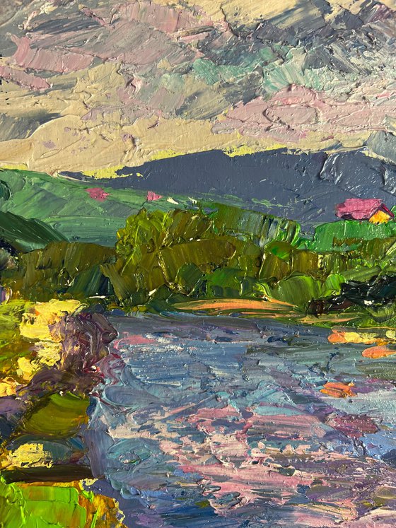 A Mountain River Flows