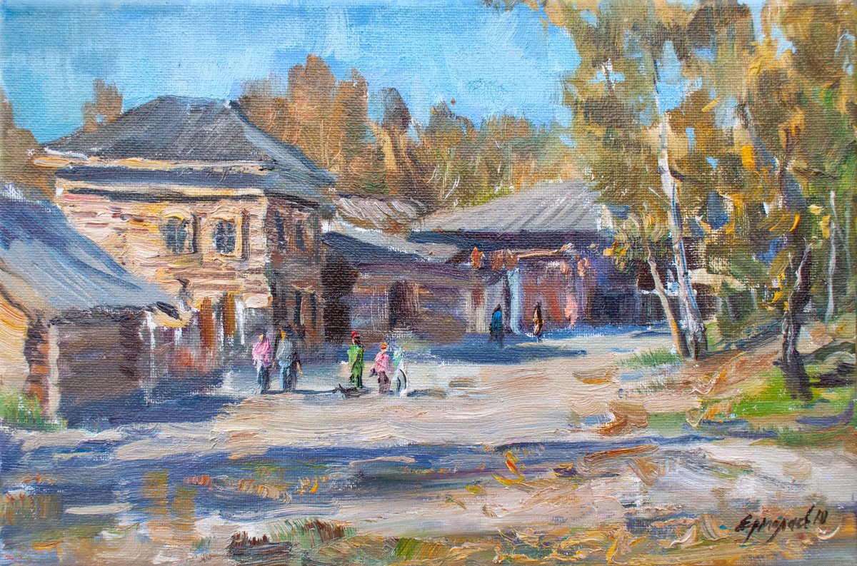 Street in Taltsy by Yuri Ermolaev