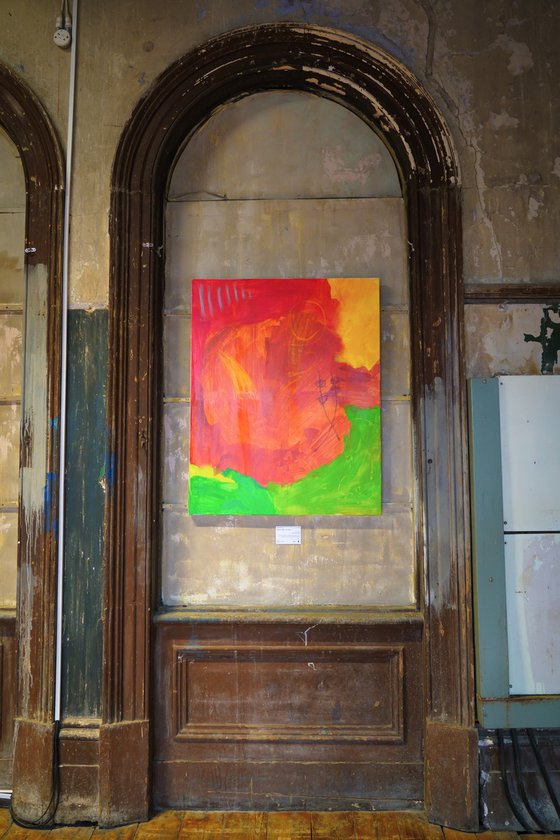 “What Survived” 32×40”